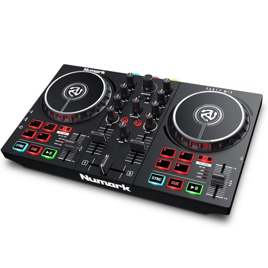 Sistema DJ USB completo - 2 platos, LED Light Show y Serato DJ Lite